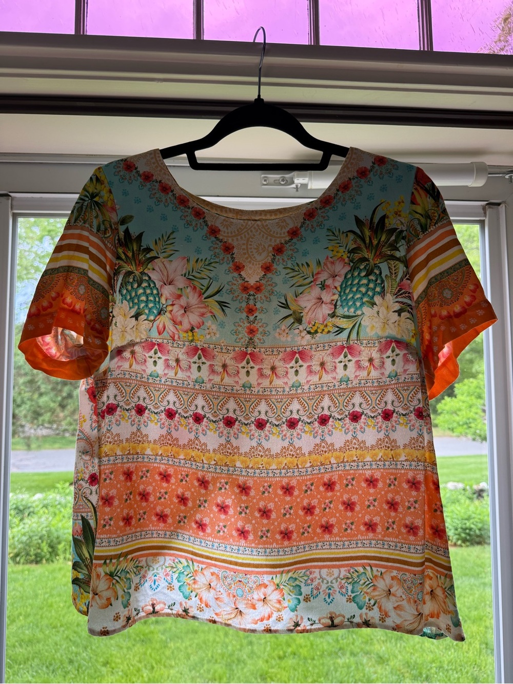 RARE FARM Rio LIKE NEW Tropical Blouse 🌴